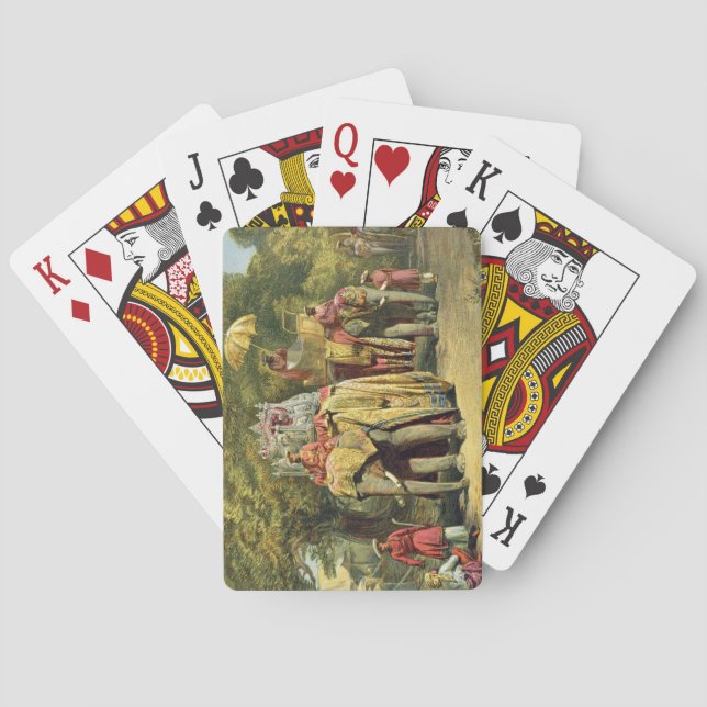 The Governor-General's State Howdah, 1863 (chromol Playing Cards (Back)