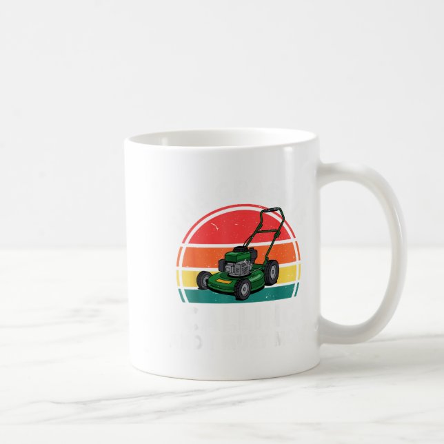 The Gr Calling I Must Mow Funny Lawn Mower Toddler Coffee Mug (Right)