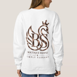 The Graceful Swan Minimalist Crewneck Sweatshirt