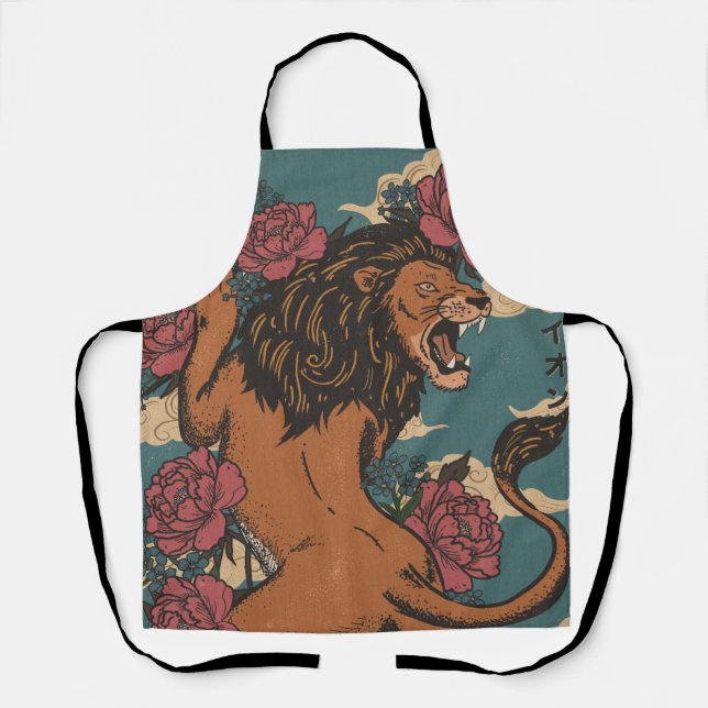 The Gracious Lion Apron (Front)