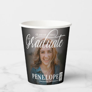 The Graduate Script 2 Photo Magazine Graduation Paper Cups