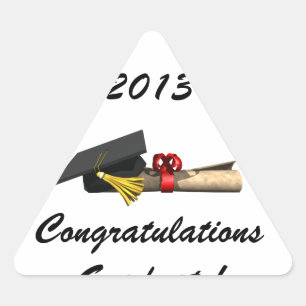 The Graduate - Triangle Sticker