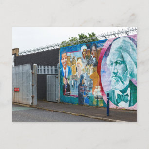 The Graffiti in Belfast Ireland Postcard