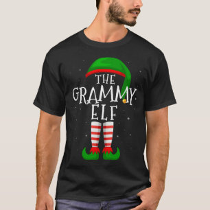 The Grammy Elf Funny Matching Family Group Christm T-Shirt