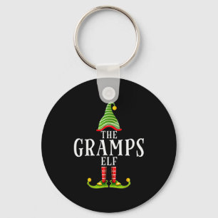 The Gramps Elf Funny Matching Pajama Xmas Keychain