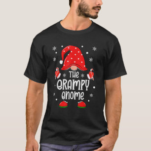 The Grampy Gnome Matching Family Christmas Pajama  T-Shirt
