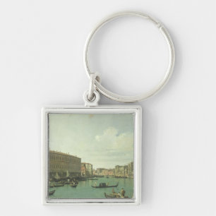 The Grand Canal from the Rialto Bridge Keychain