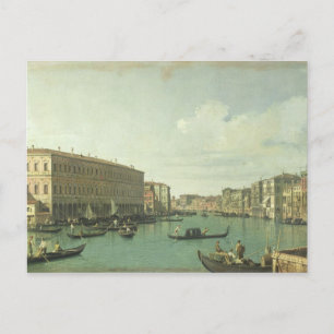 The Grand Canal from the Rialto Bridge Postcard