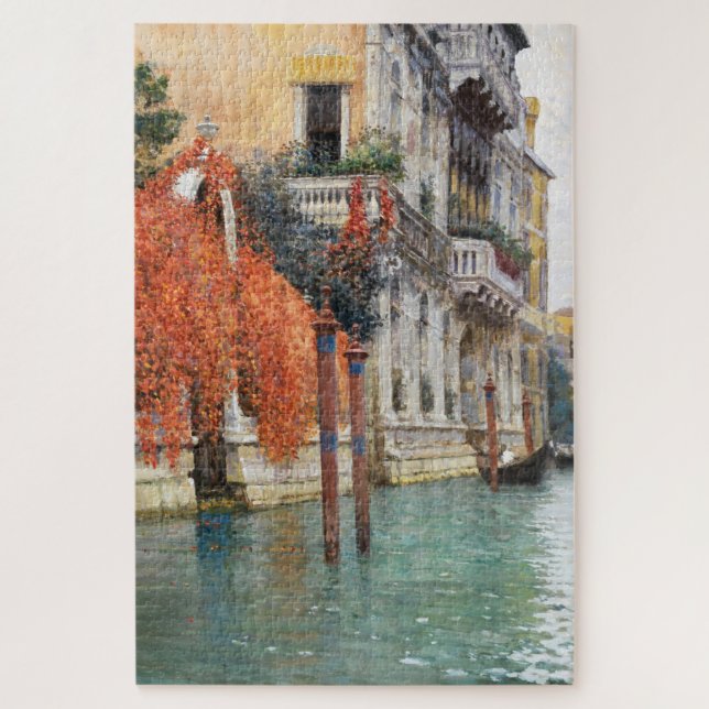 The Grand Canal in Venice (by Vincenzo Caprile) Jigsaw Puzzle (Vertical)