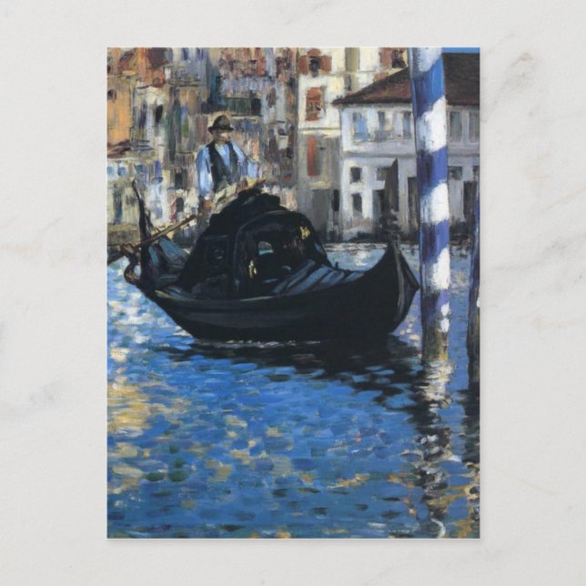 The Grand Canal of Venice by Edouard Manet Postcard (Front)