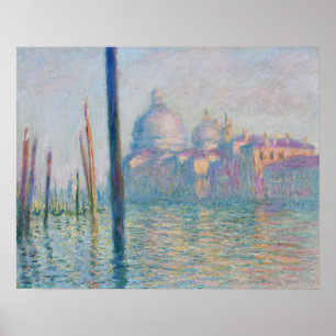 The Grand Canal, Venice by Monet - Poster