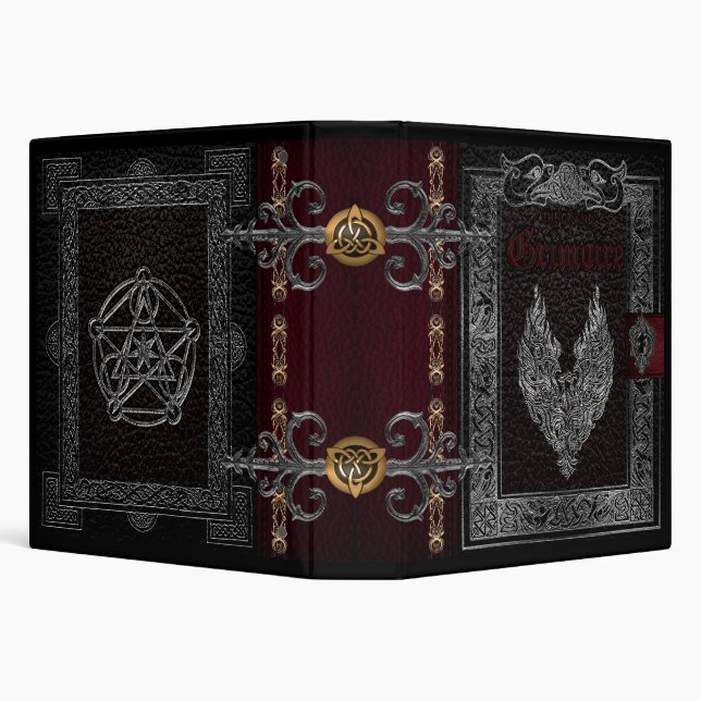 The Grand Grimoire Witches Book Of Shadows Binder (Background)