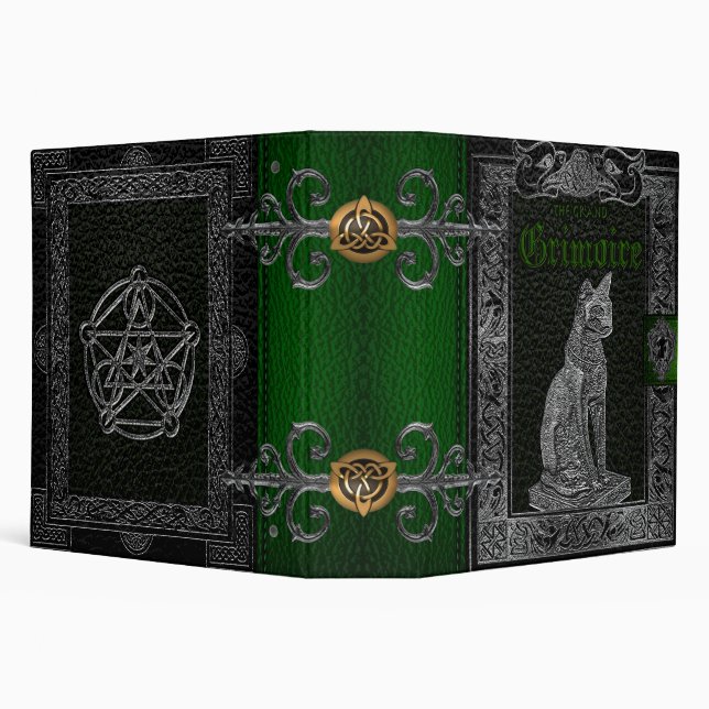 The Grand Grimoire Witches Book Of Shadows Binder (Background)