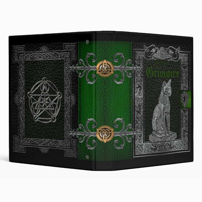 The Grand Grimoire Witches Book Of Shadows Binder (Background)