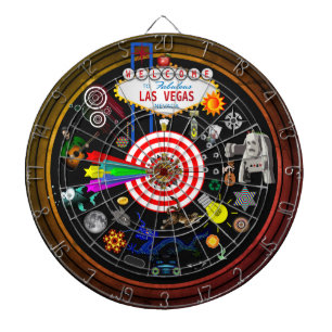 The Grand Las Vegas Multi-Target Gaming Dartboard