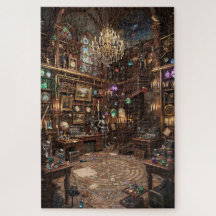 The Grand Puzzle Room | Fantasy Library 