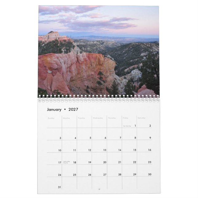 The Grand Staircase 2009 Calendar (Jan 2027)