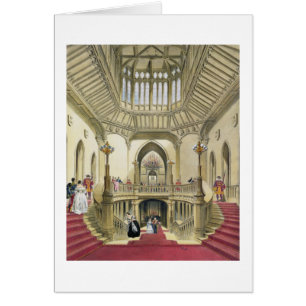 The Grand Staircase, Windsor Castle, from 'A Histo