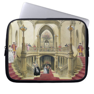 The Grand Staircase, Windsor Castle, from 'A Histo Laptop Sleeve