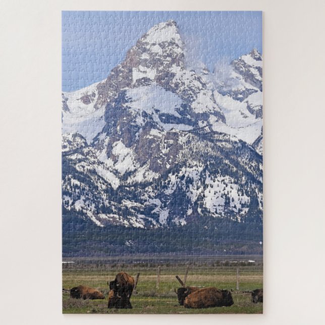 The Grand Teton Mountains - 20x30 - 1014 pcs. Jigsaw Puzzle (Vertical)
