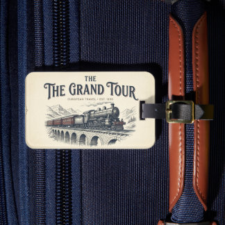 The Grand Tour Luggage Tag