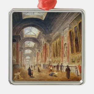 The Grande Galerie of the Louvre Metal Ornament