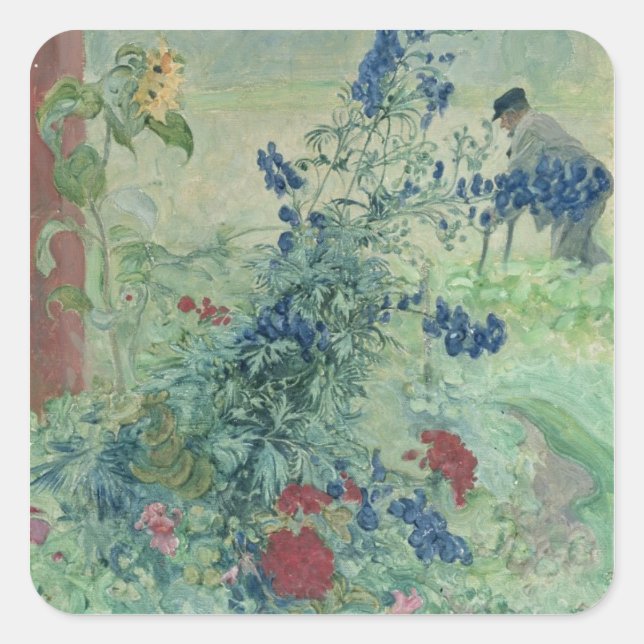 The Grandfather Square Sticker (Front)