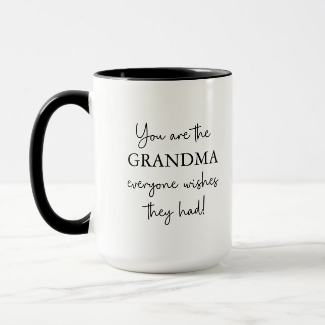 The Grandma Everyone Wishes They Had Photo Mug (Left)