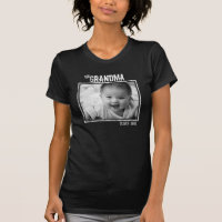 The Grandma Personalized Photo and Name T-Shirt