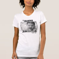 The Grandma Personalized Photo and Name T-Shirt