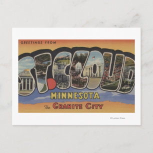 The Granite City - Large Letter Scenes Postcard