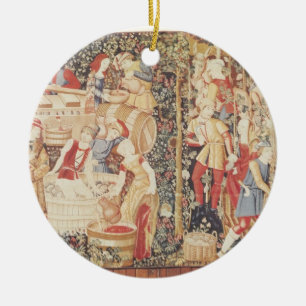 The Grape Harvest, from the 'Workshop on the Banks Ceramic Ornament