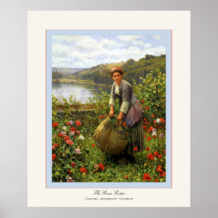 The Grass Cutter ~ Daniel Ridgway Knight Poster