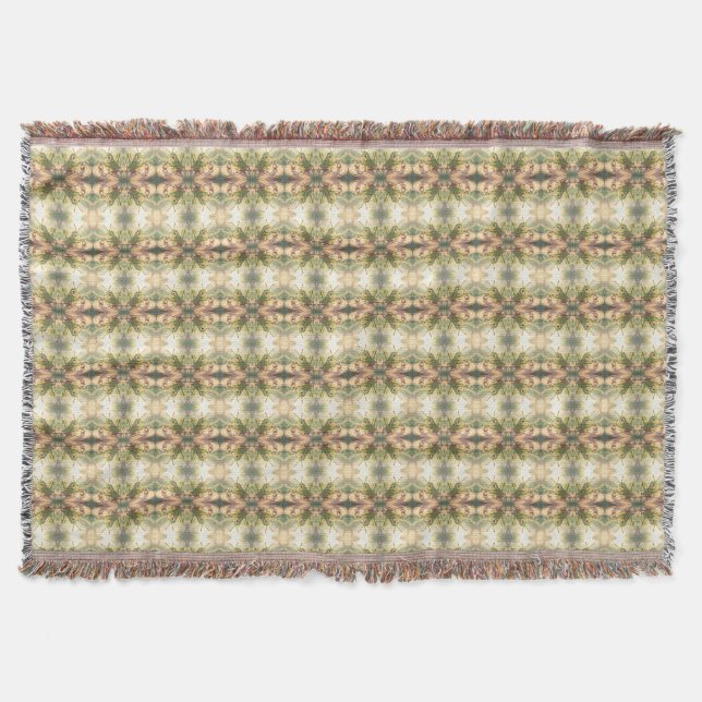 The Grasshopper and the Nectar Artwork.2 Throw Blanket (Front)