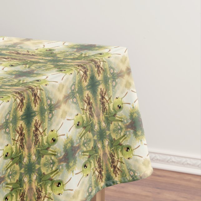 The Grasshopper and the Nectar Artwork Tablecloth (In Situ)