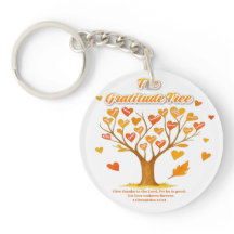 'The Gratitude Tree' Acrylic Keychain