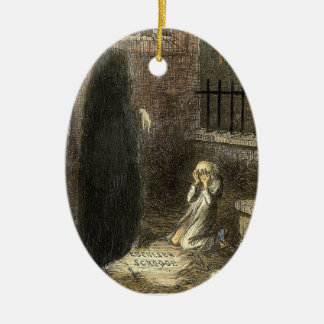 The Grave of Scrooge. Ceramic Ornament