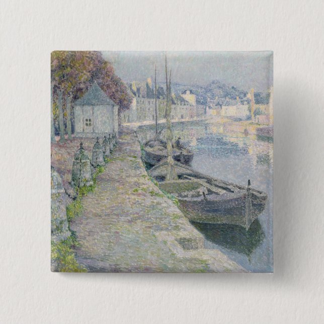 The Gravel Boats 2 Inch Square Button (Front)