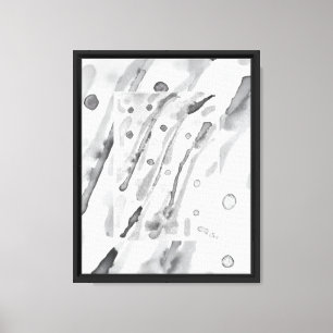 The Gray Streaked By Marbles Canvas Print