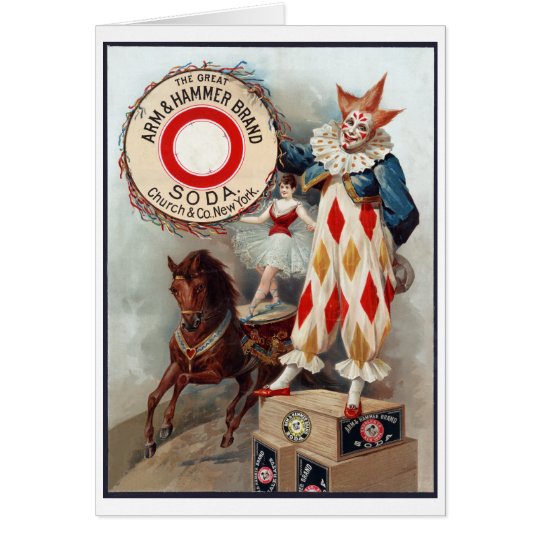 The great Arm & Hammer brand soda, c. 1900 Card