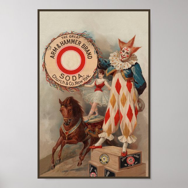 The great Arm & Hammer brand soda. Church & Co. Poster (Front)