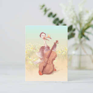 The Great Artist in Spring Announcement Postcard