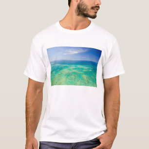 The Great Barrier Reef, aerial view of Green 2 T-Shirt