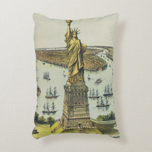 The Great Bartholdi Statue, Statue of Liberty Accent Pillow