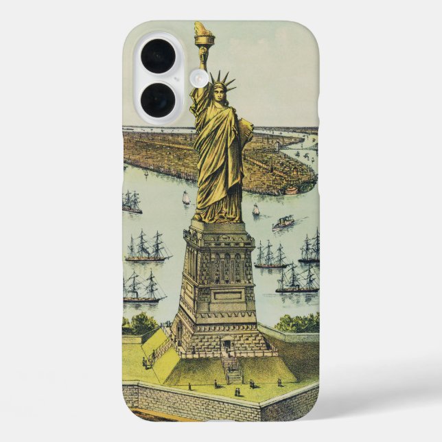 The Great Bartholdi Statue, Statue of Liberty Case-Mate iPhone Case (Back)