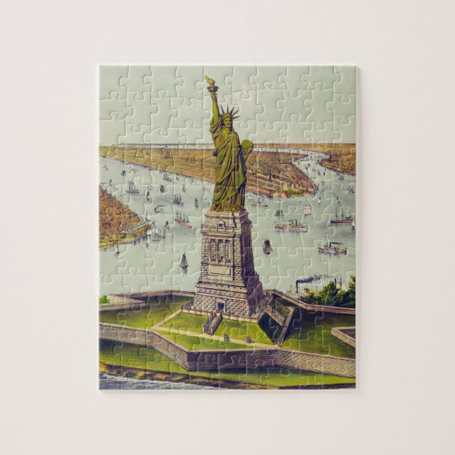 The Great Bartholdi Statue, Statue of Liberty Jigsaw Puzzle (Vertical)