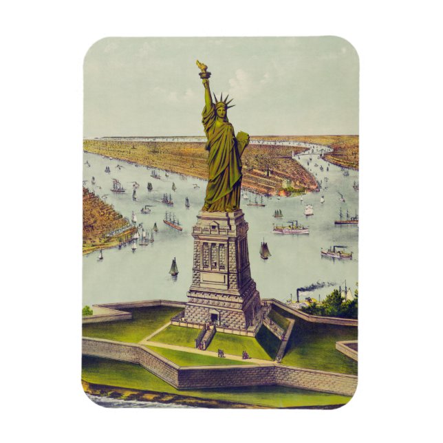 The Great Bartholdi Statue, Statue of Liberty Magnet (Vertical)