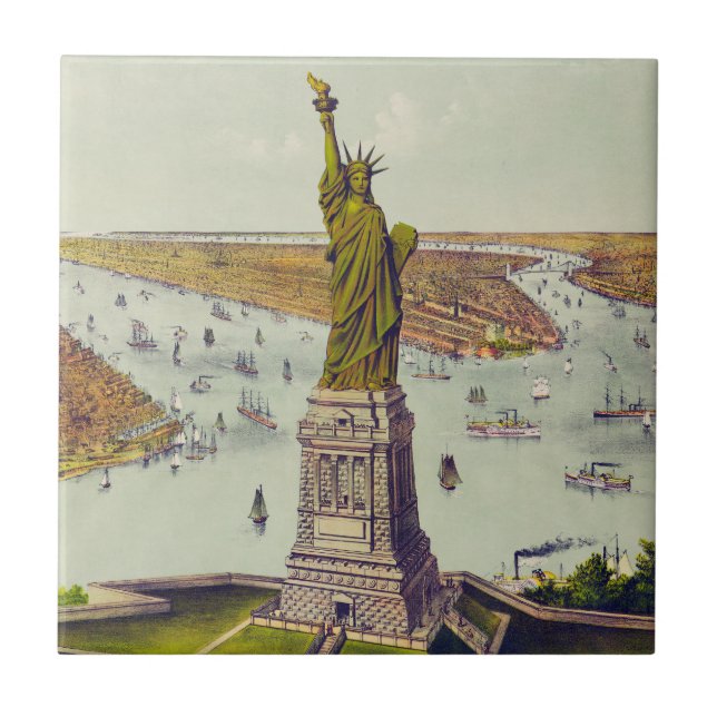 The Great Bartholdi Statue, Statue of Liberty Tile (Front)