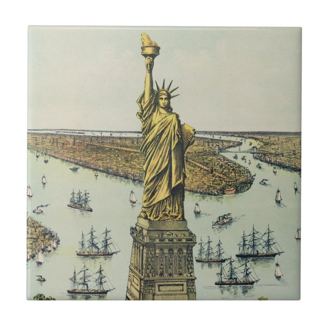 The Great Bartholdi Statue, Statue of Liberty Tile (Front)