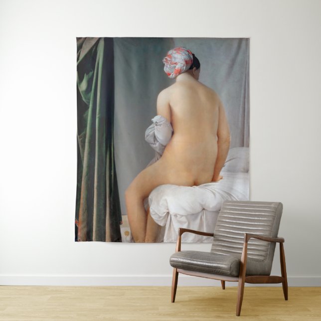 The Great Bather (Seated Woman), Dominique Ingres Tapestry (In Situ)